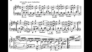 Schubert, piano sonata in a minor D537 mvt II