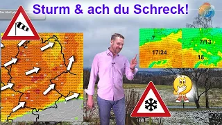 STURMWARNUNG & GFS stutzt Karwochen-Wärme! Aktuelle Wind- & Wettervorhersage 06.-10.04. April-Wetter