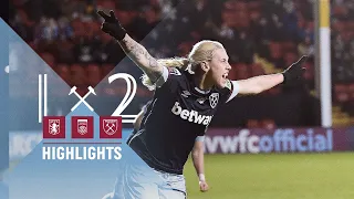 SVITKOVÁ GRABS THE WINNER | ASTON VILLA 1-2 WEST HAM | FA WSL HIGHLIGHTS