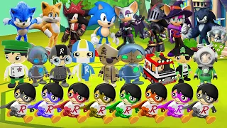 Buying every character in Tag with Ryan vs Sonic Dash All Costumes Unlocked All Bosses Run Gameplay