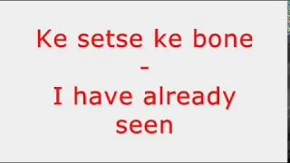 Setswana lessons : How to use " Already " in the Tswana language #tswana