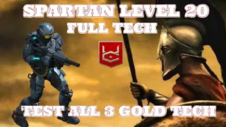 War Commander Legendary Spartan Level 20 Full Tech .( Test All techs).