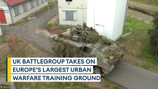 British Army war games at 'awe-inspiring' German urban battleground