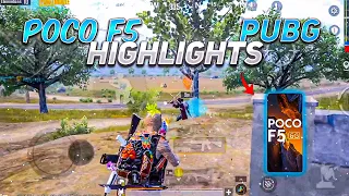 POCO F5 -- PUBG HIGHLIGHTS ( 5 FINGER CLAW PUBG MOBILE ) POCO F5 PUBG TEST GAMEPLAY