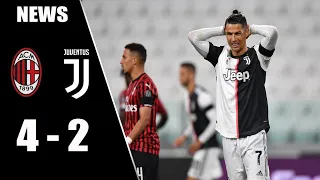 AC MILAN 4-2 VS JUVENTUS highlights. #highlights