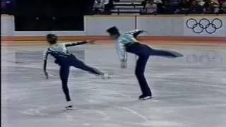 Selezneva & Makarov (URS) - 1988 Calgary, Figure Skating, Pairs' Long Program (US ABC)