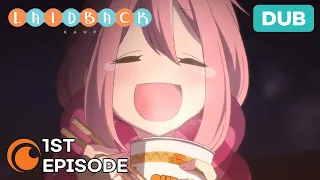 Laid-Back Camp Ep. 1 | DUB | Mount Fuji and Curry Noodles
