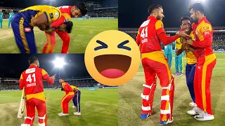 Funny Moments 😂😂 Between Hasan Ali & Shadab Khan | HBL PSL 2018 Final | M1F1A