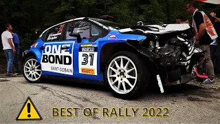 THE BEST OF RALLY 2022 | BIG CRASH, BIG JUMPS, MISTAKES & ON THE LIMIT! [HD]