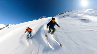 Val d'Isere and Tignes Off Piste Ski Edit | GoPro Max 360 reframed