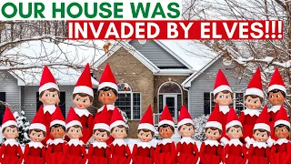 Elves Invaded Our House!!! | Our Elf On The Shelf Came Back Again! | Guess How Many Elves We Have!!