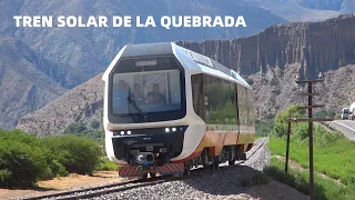 The New Solar Train in Argentina "Tren de la Quebrada" - First tests