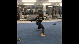 Sword practicing in martial arts class- Wksa Kuk sool won Los Angeles