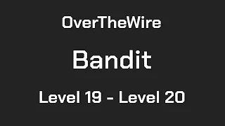 OverTheWire Bandit Level 19 - Level 20