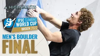 Men's Boulder final highlights || Brixen 2022