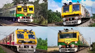 6 in 1 !!! Colourful & Speedy Different Livery EMU Local Trains of Eastern Railways