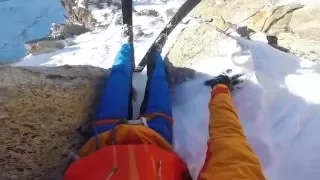 Christmas steep ski in Chardonnet