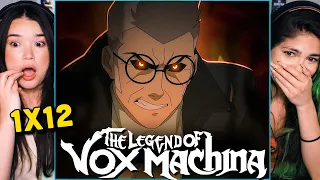 THE LEGEND OF VOX MACHINA 1x12 "The Darkness Within" Reaction!