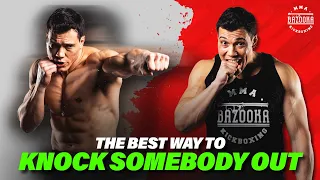 WHAT'S THE BEST & EASIEST WAY TO KNOCK SOMEBODY OUT | BAZOOKATRAINING.COM