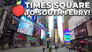 Walking NYC : Broadway from Times Square to South Ferry (May 2021)