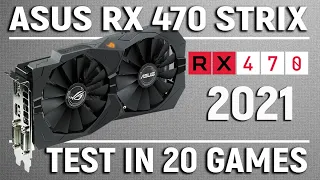 RX 470 in 2021 - Test in 20 games (i5 8500) - 1080p