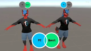 How to make your VRChat avatar cross-platform with VRCQuestTools