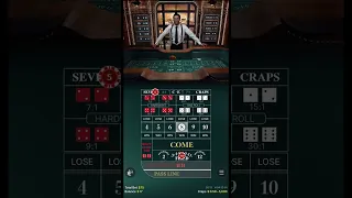 Online Craps | Online Casino | Live Dealer | Do Y'all Like Craps #shorts #draftkings #craps