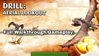 New Gauntlet - DRILL:AERIAL LOOKOUT Full Walkthrough - Dragons: Rise of Berk