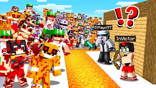 1000 Youtubers.EXE VS La Base Más Segura de Minecraft