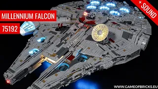 LEGO Millennium Falcon 75192 Light Kit (Standard Version - Updated) + Sound