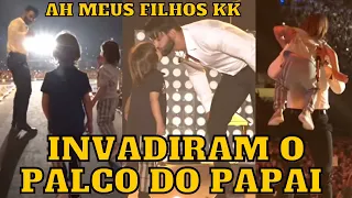 Gusttavo Lima: Gabriel e Samuel INVADEM o PALCO do show do PAPAI e ENCANTAM os FÃS, Lindos