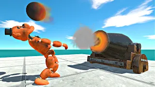 Creppy Monsters vs Super Cannon - Animal Revolt Battle Simulator