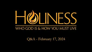 Q&A | Holiness Conference 2024