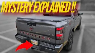 How To Remove Your Spare Tire On A 2023 Nissan Frontier Pro-4X