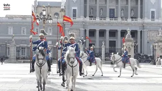 Reportaje sobre la Guardia Real española, una unidad quincentenaria