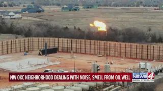NW OKC neighborhood dealing with noise, smell from oil well