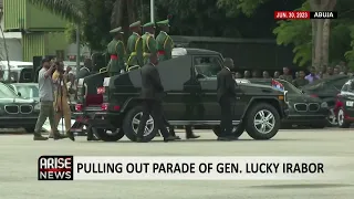 PULLING OUT PARADE OF GEN. LUCKY IRABOR