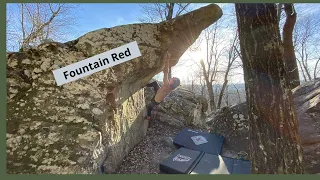 Fountain Red Bouldering