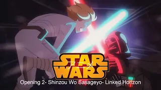 Star Wars The Anime Opening 2 [The Empire Strikes Back]-(Shinzou wo Sasageyo)- Linked Horizon