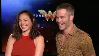 WONDER WOMAN - Gal Gadot & Chris Pine Interview (2017)