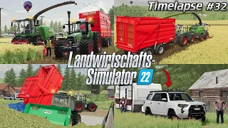 NOTERNTE im RAPS mit @TheCamPeRYT! 😥🌾 Ein NEUER LANDWIRT auf dem Hof? 🤔🚜💨 | [LS22] - Timelapse #32