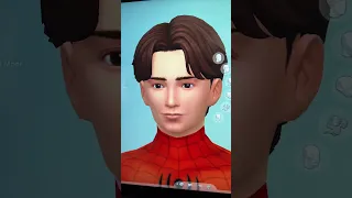 Making Spider-Man In Sims 4 #shorts