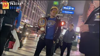 Walking the Streets of New York w/Jonas Sultan & Team Sultan After His Victory Over Carlos Caraballo