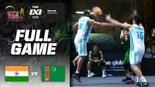 India v Turkmenistan | Men | Full Game | FIBA 3x3 Asia Cup 2022