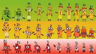 Ultimate - TEAM Numberblocks Band Eighths Band Version (1-3) But Band Halves | Official