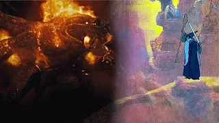 The Lord of the Rings - Gandalf vs Balrog Comparison (1978 vs 2001)