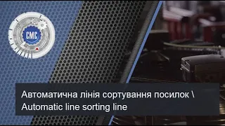 Автоматическая линия сортировки посылок груза / Automatic cargo sorting line