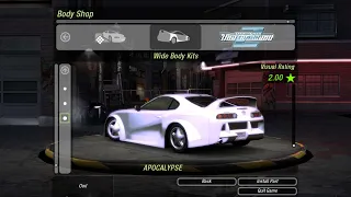 NFS Underground 2 - All Cars | Performance Upgrade & Wide Body Kits