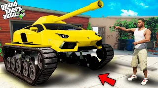 GTA 5 : Franklin Stealing The Most Expensive Supercar Tank !(GTA 5 Mods)