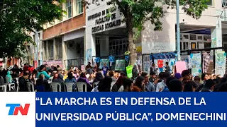 "La marcha es en defensa de la universidad pública", Pablo Domenichini, rector de U. Guillermo Brown